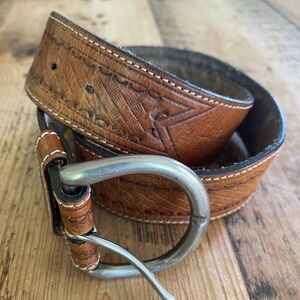 Olga Santini Leather Belt Made in Italy